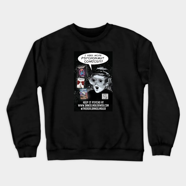 Psychonaut Comics Crewneck Sweatshirt by Daniel Moler